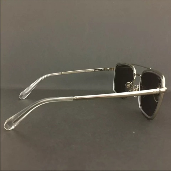 AUTH Chanel CC Logo Mirror Eyewear Sunglasses Silver 2AF0172 - Picture 3 of 7